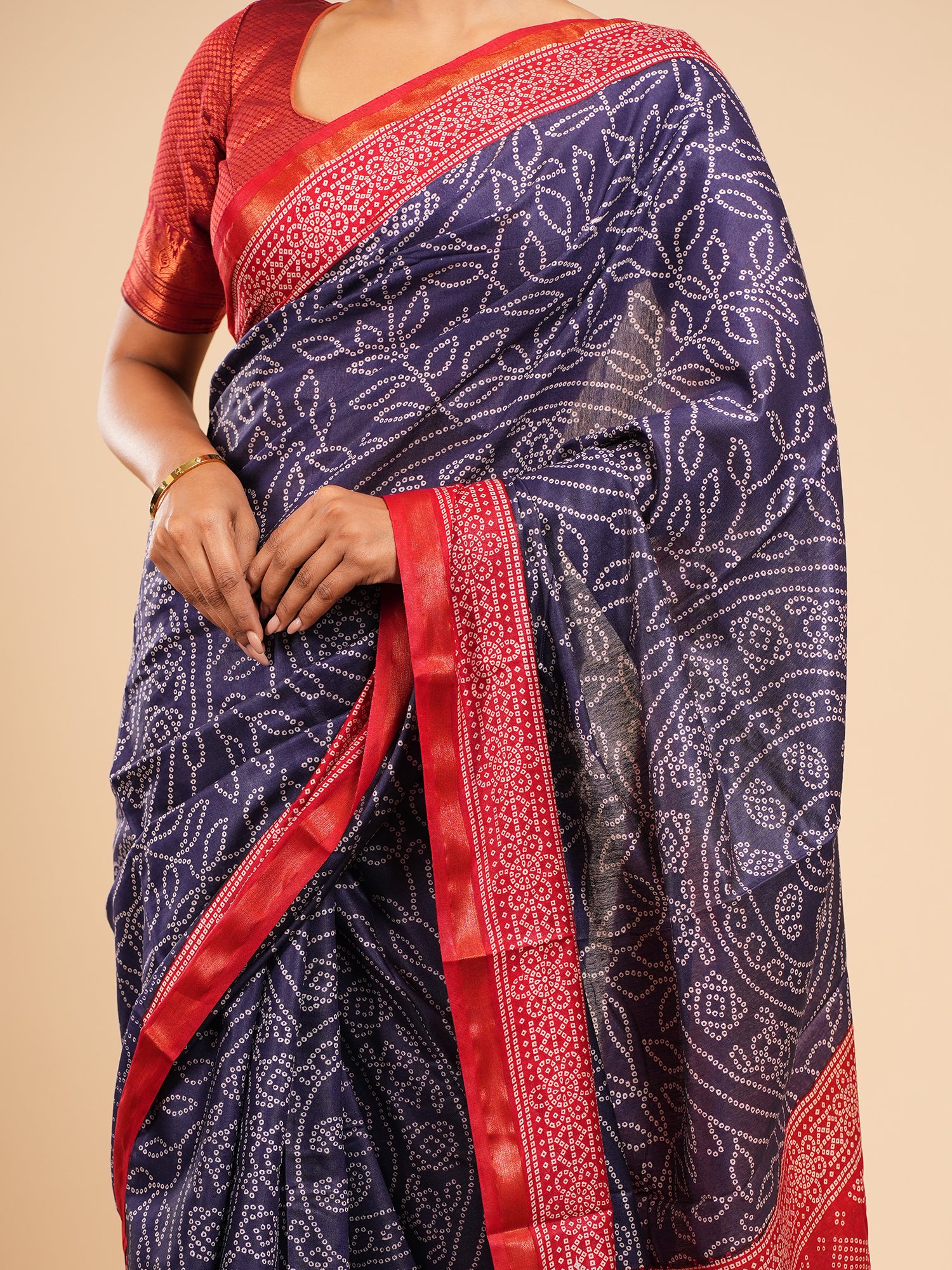 Sindhu Bandhni Saree