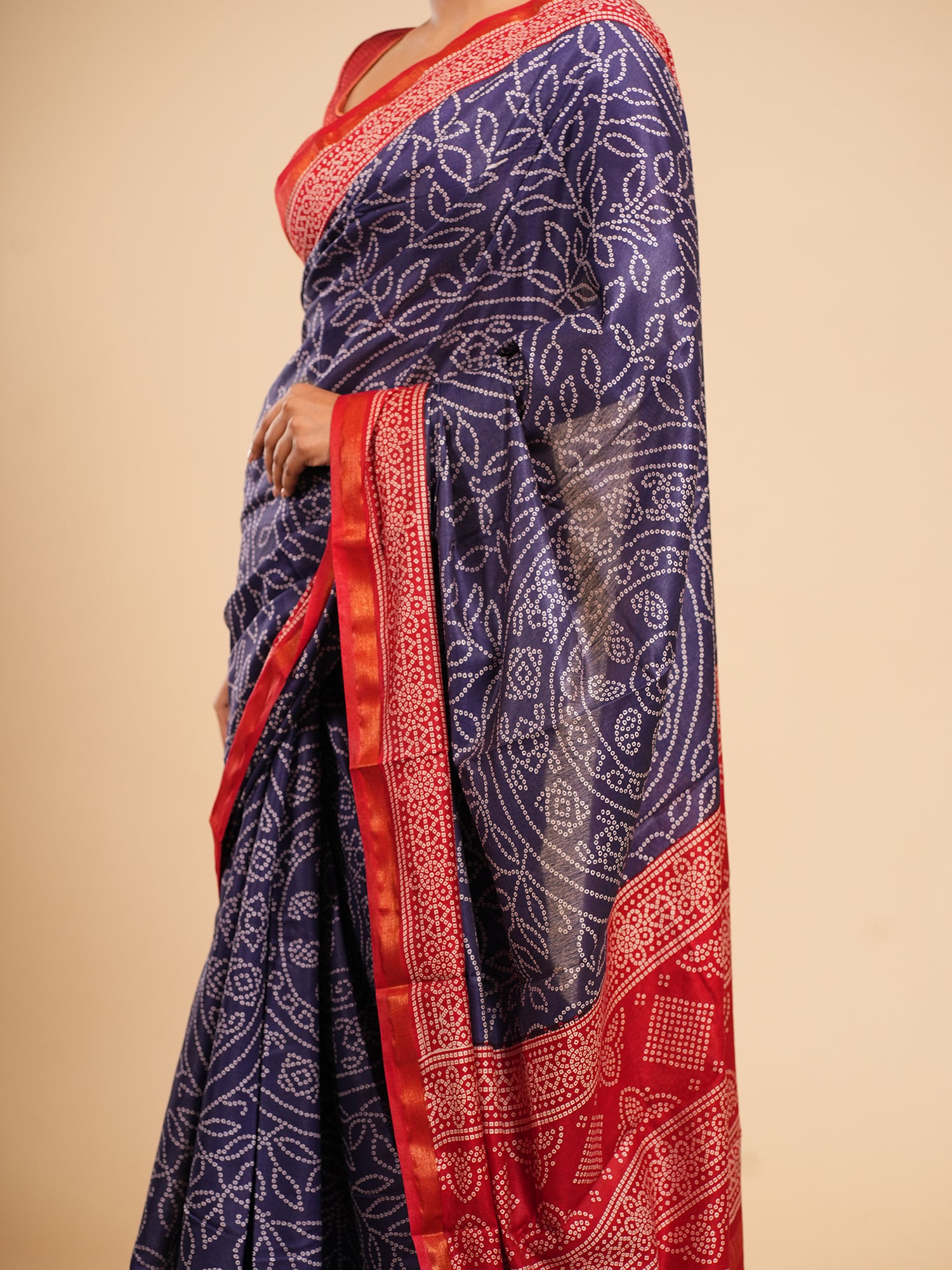 Sindhu Bandhni Saree