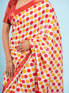 Bindu Polka dot print on Viscose