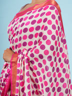 Charita Polka Dots Saree