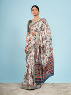 Aritika Self Jacquard Saree Mist Grey