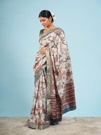 Aritika Self Jacquard Saree Mist Grey