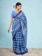 Blue Bird Viscose Printed Saree