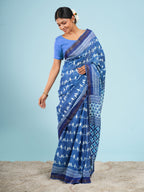 Blue Bird Viscose Printed Saree