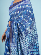 Blue Bird Viscose Printed Saree